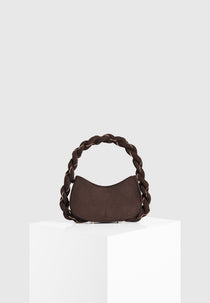 Somme - Suede Handbag - Brown