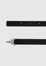 leonie-eiffel-slim-suede-belt-black-silver