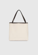 Dakota - Unisex Reversible Leather & Suede Tote Bag - Brown