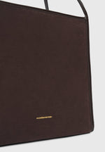 Dakota - Unisex Reversible Leather & Suede Tote Bag - Brown