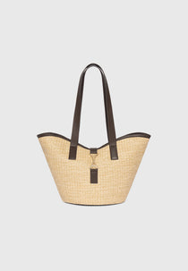 Emera - Raffia Tote Bag - Natural