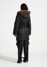 alima-fur-longline-belted-coat-black
