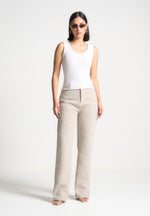 sara-boucle-straight-leg-jeans-beige