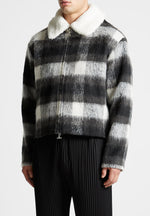 boxy-check-jacket-with-borg-collar-black-white