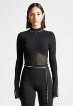 contour-knit-bodysuit-with-chain-black