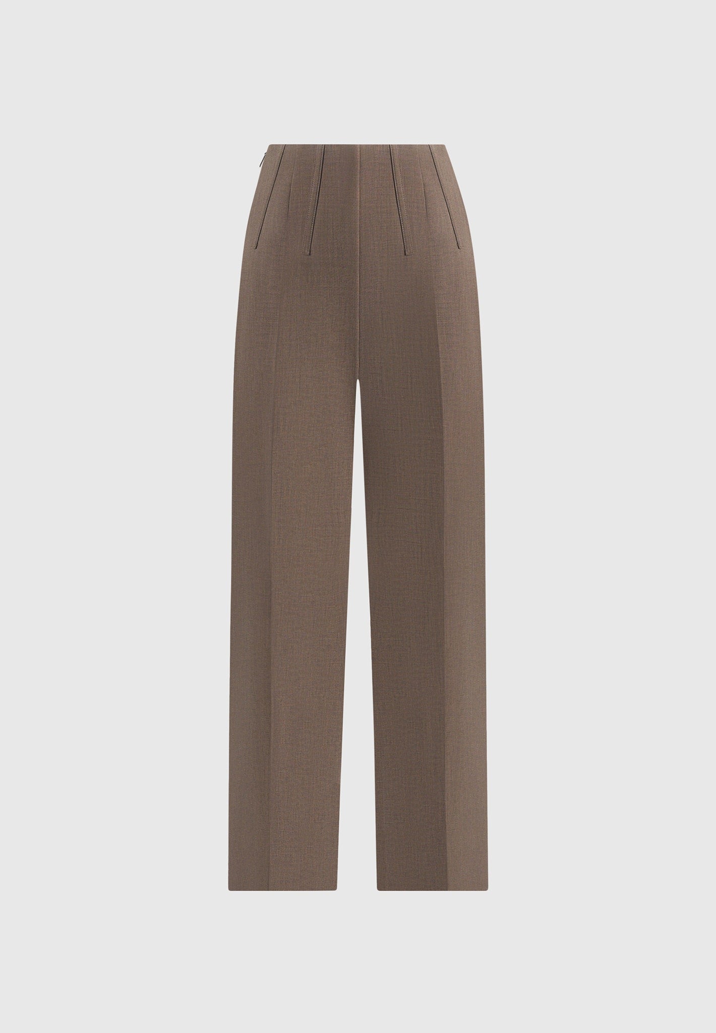 Rafaela - Corset Waist Tailored Pants - Taupe