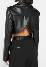 cropped-vegan-leather-blazer-with-open-back-black