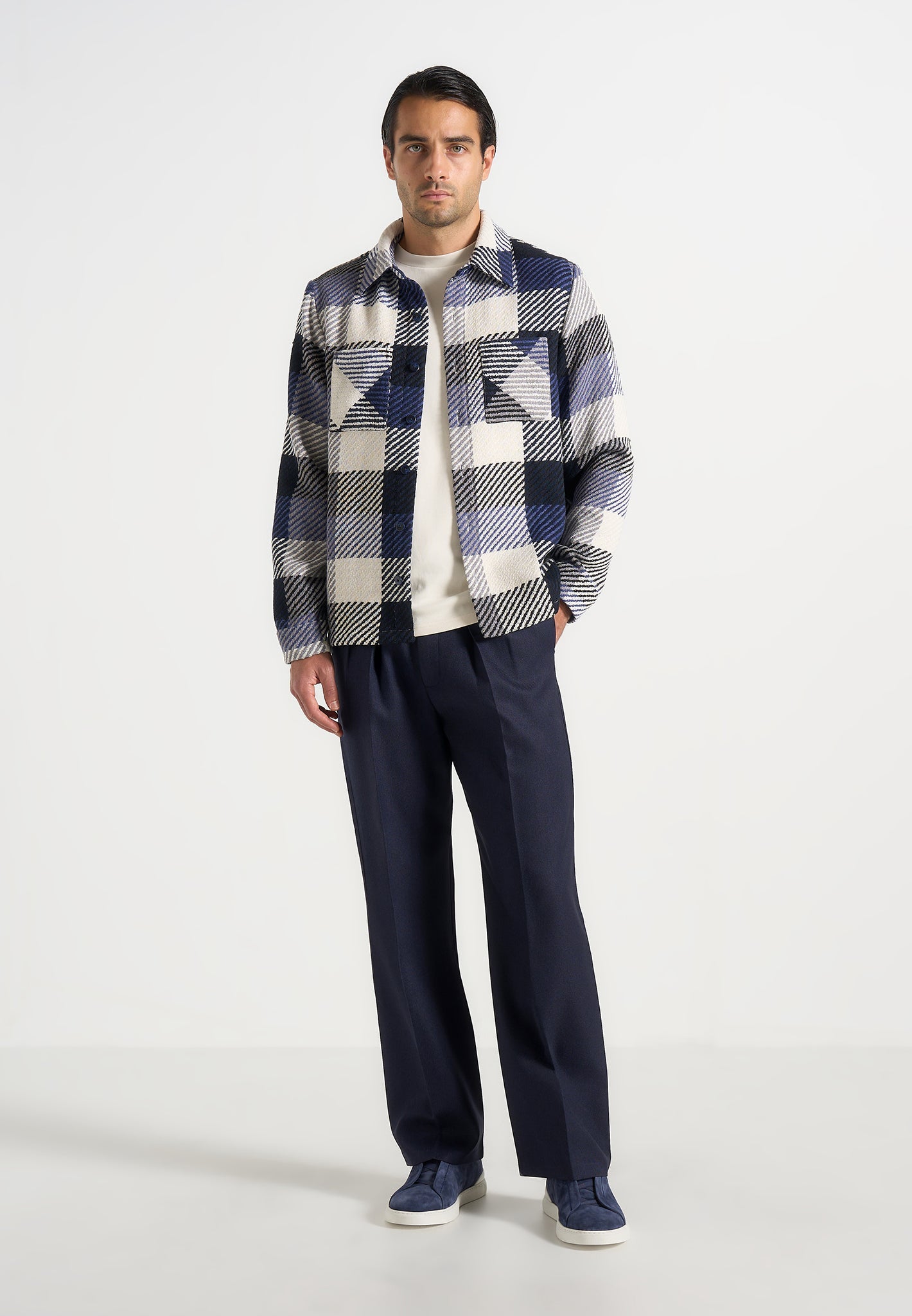 rune-unisex-check-overshirt-navy