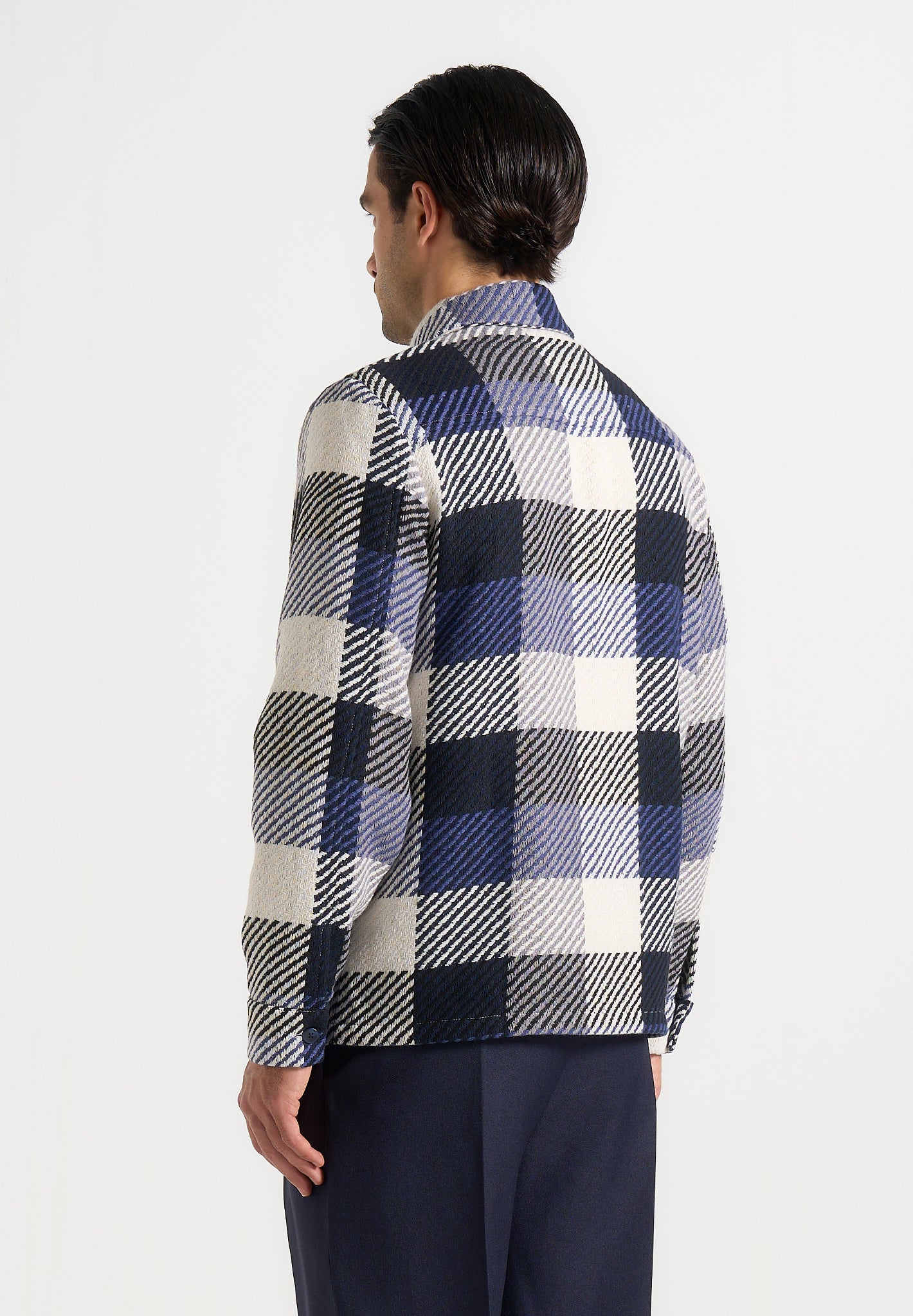 rune-unisex-check-overshirt-navy