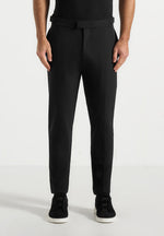 Aiden - Slim Fit Stretch Pants - Black