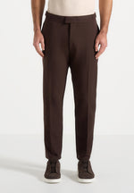 Hubert - Slim Fit Tailored Pants - Brown