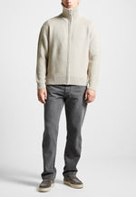 diagonal-knit-cardigan-stone