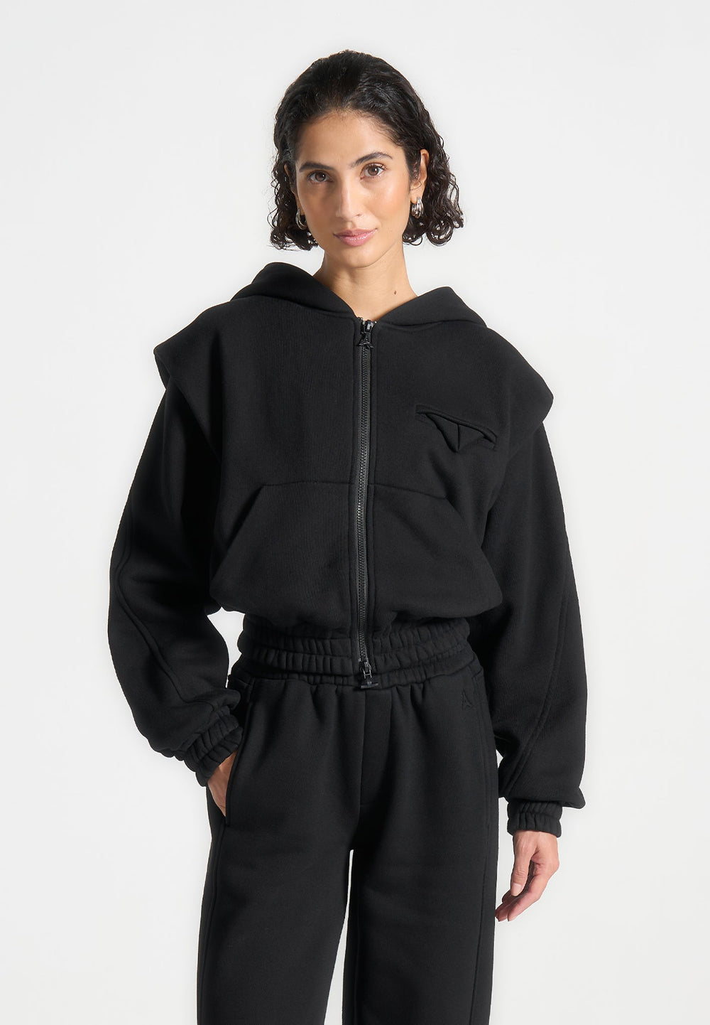 eternelle-wide-shoulder-zip-through-hoodie-black