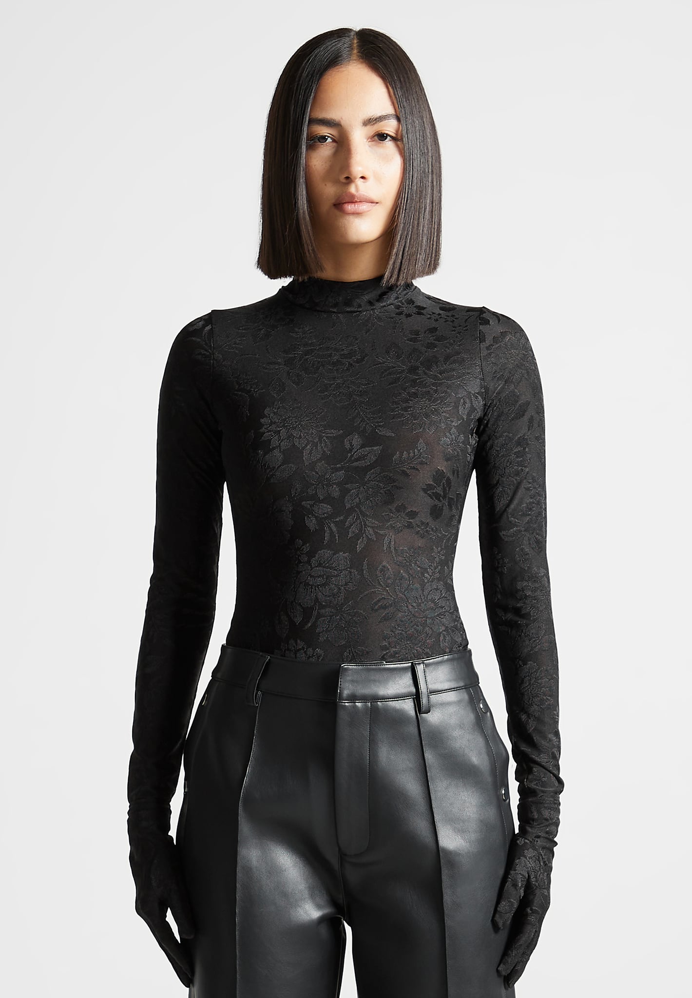 ivy-jacquard-bodysuit-with-gloves-black