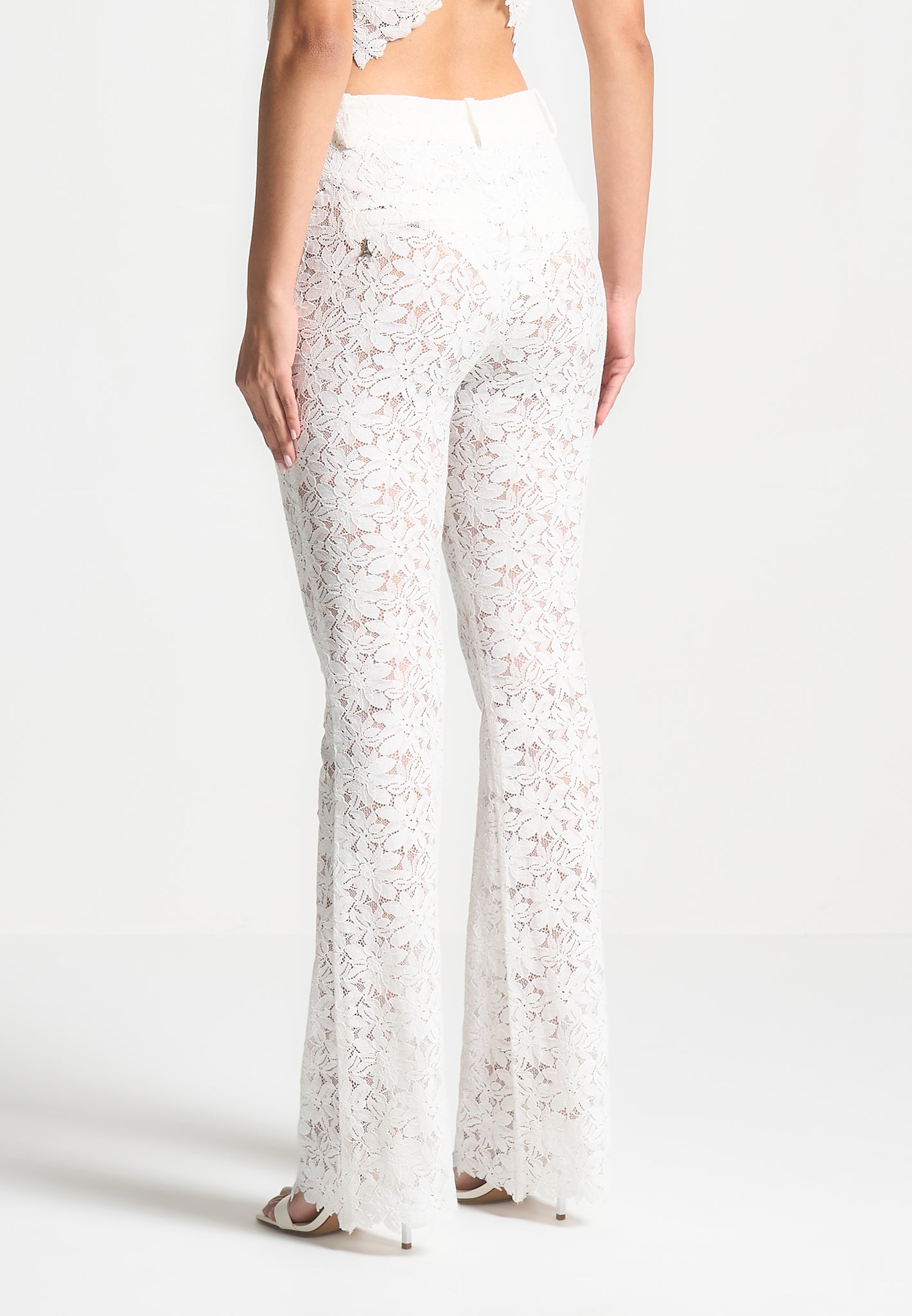 lace-fit-and-flare-trousers-white