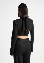 linen-crossover-bolero-top-black