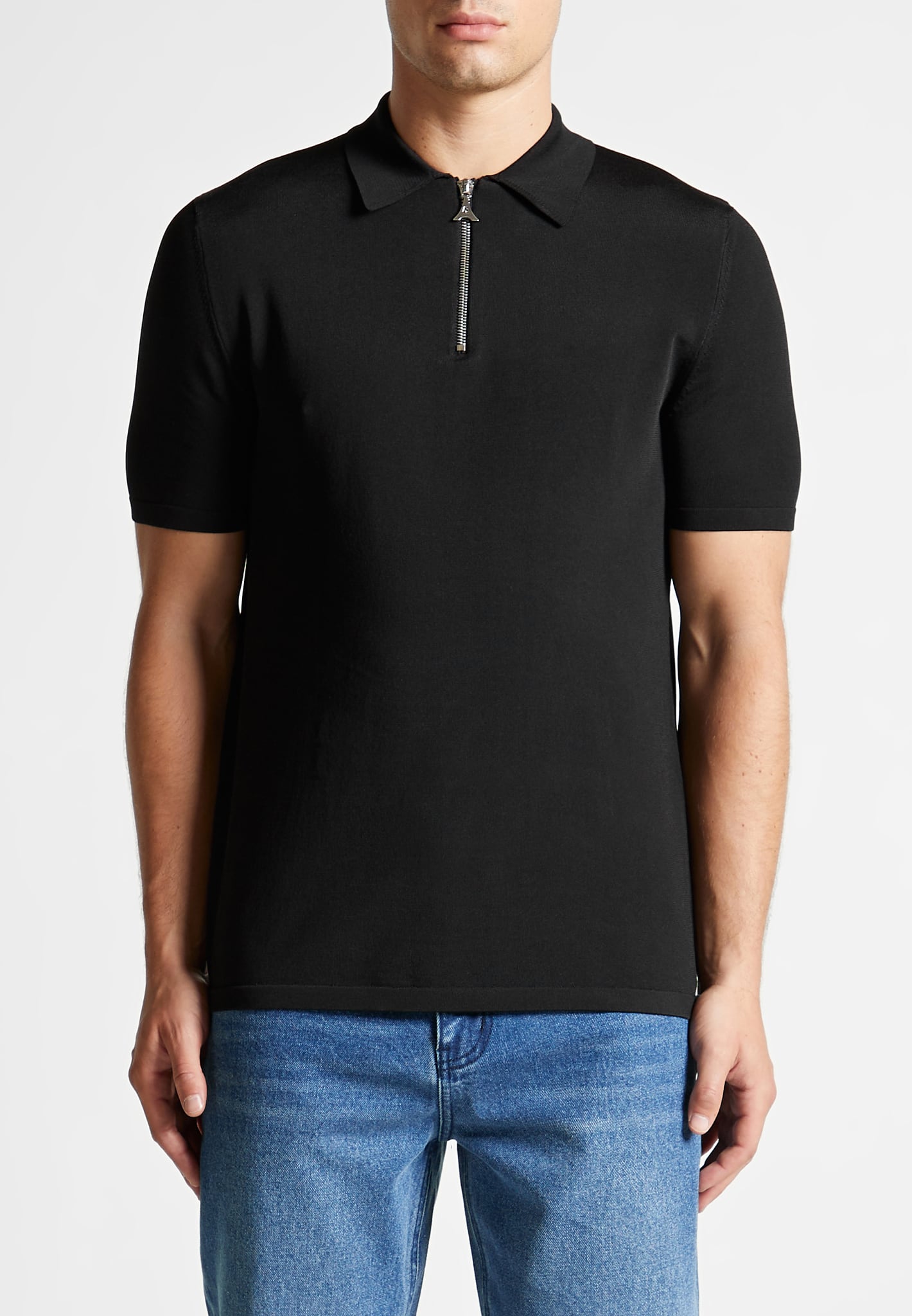 luxe-polo-top-with-zip-black