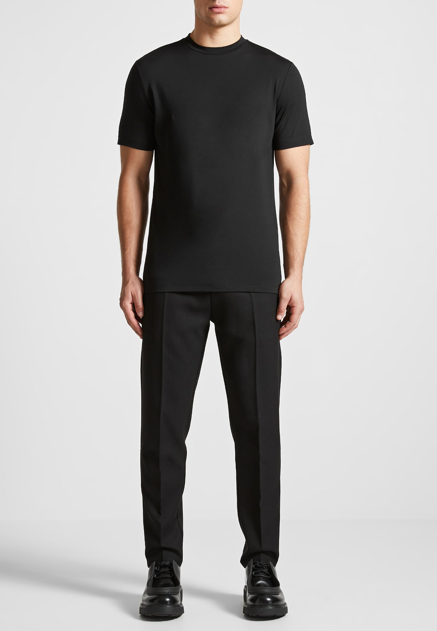 TS004 - Slim Fit Luxe T-Shirt 3 Pack - Black