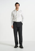 Joseph - Regular Fit Pinstripe Tailored Pants - Grey