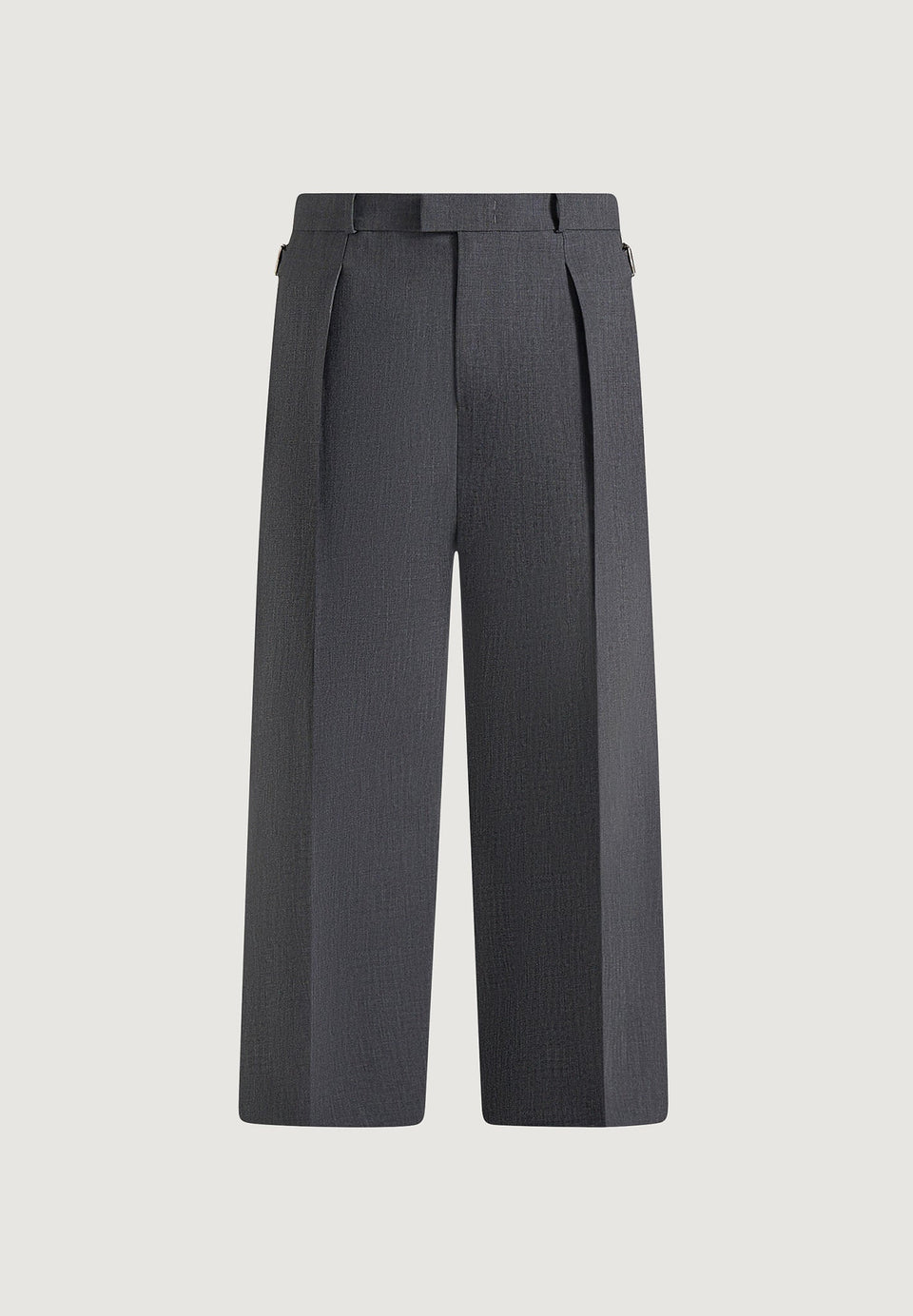 Dorian - Pleated Tailored Wool-Blend Pants - Grey