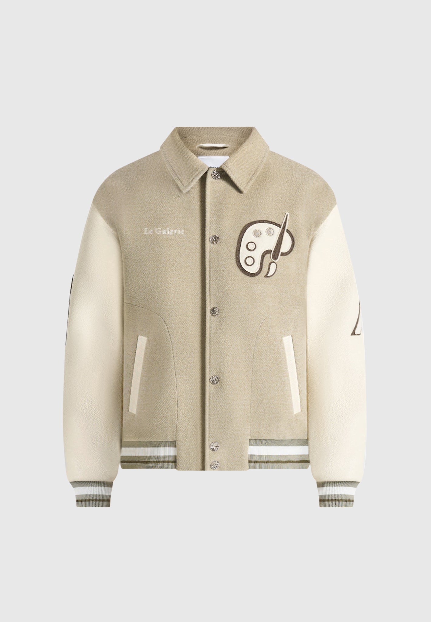 le-galerie-varsity-jacket-sage