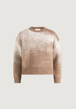 Yani - Ombré Wool Crewneck Sweater - Beige