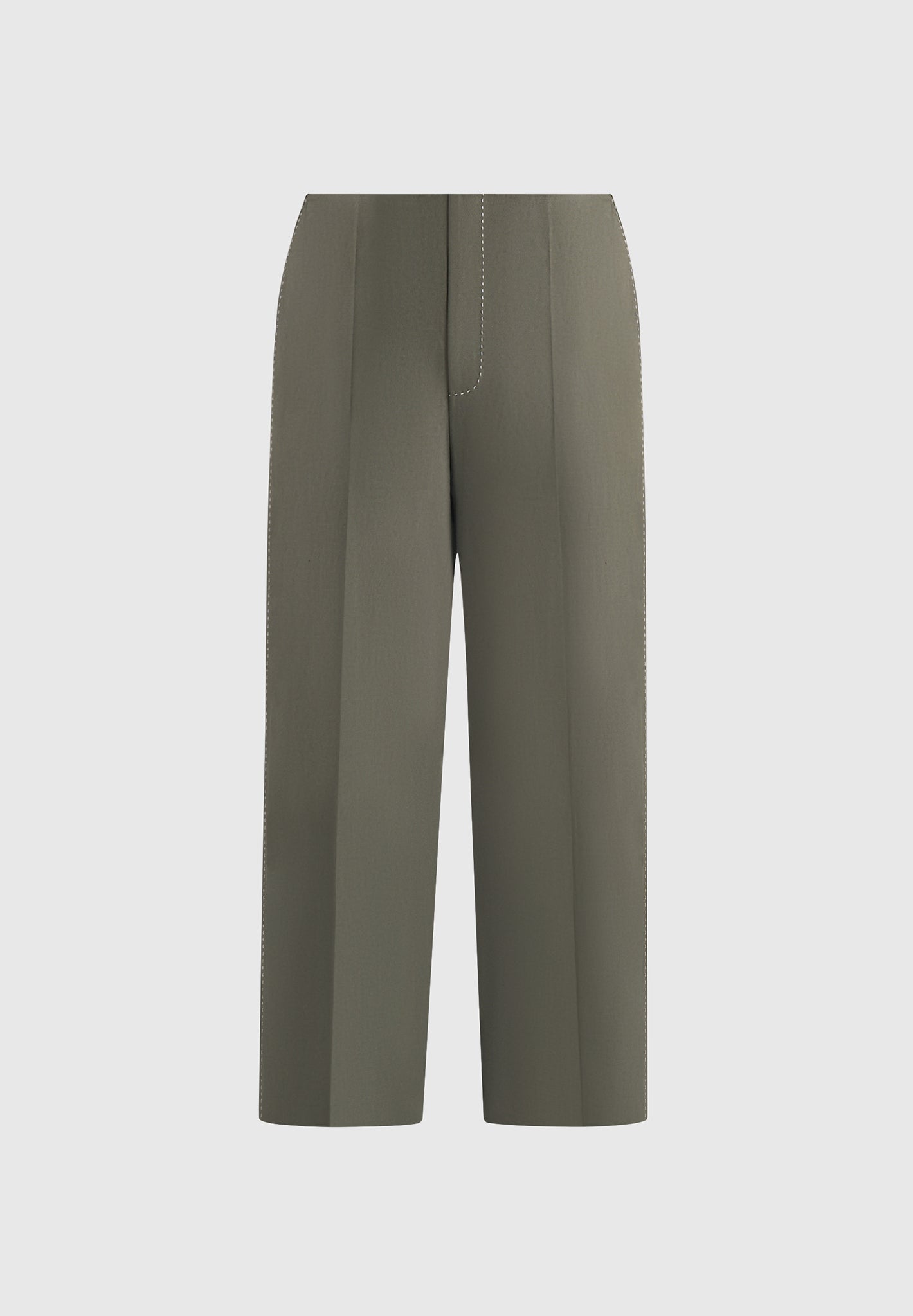 Henri - Foldover Pants - Olive