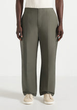 Henri - Foldover Pants - Olive