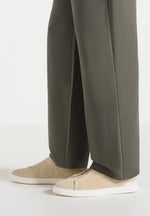 Henri - Foldover Pants - Olive