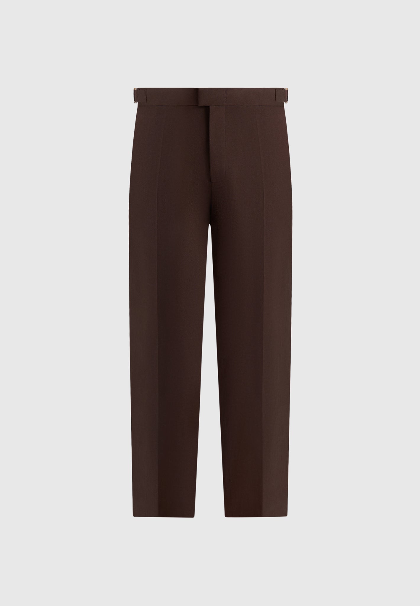 Hubert - Slim Fit Tailored Pants - Brown