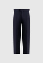 Hubert - Slim Fit Tailored Pants - Navy