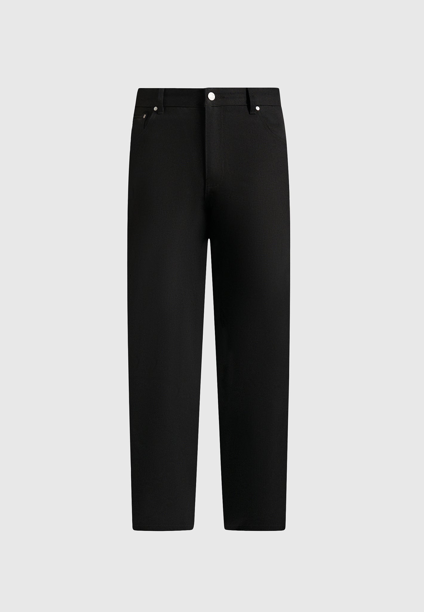 DN001 - Tapered Fit Denim Jeans - Black