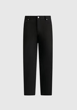 DN001 - Tapered Fit Denim Jeans - Black