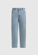 DN001 - Tapered Fit Denim Jeans - Mid Blue