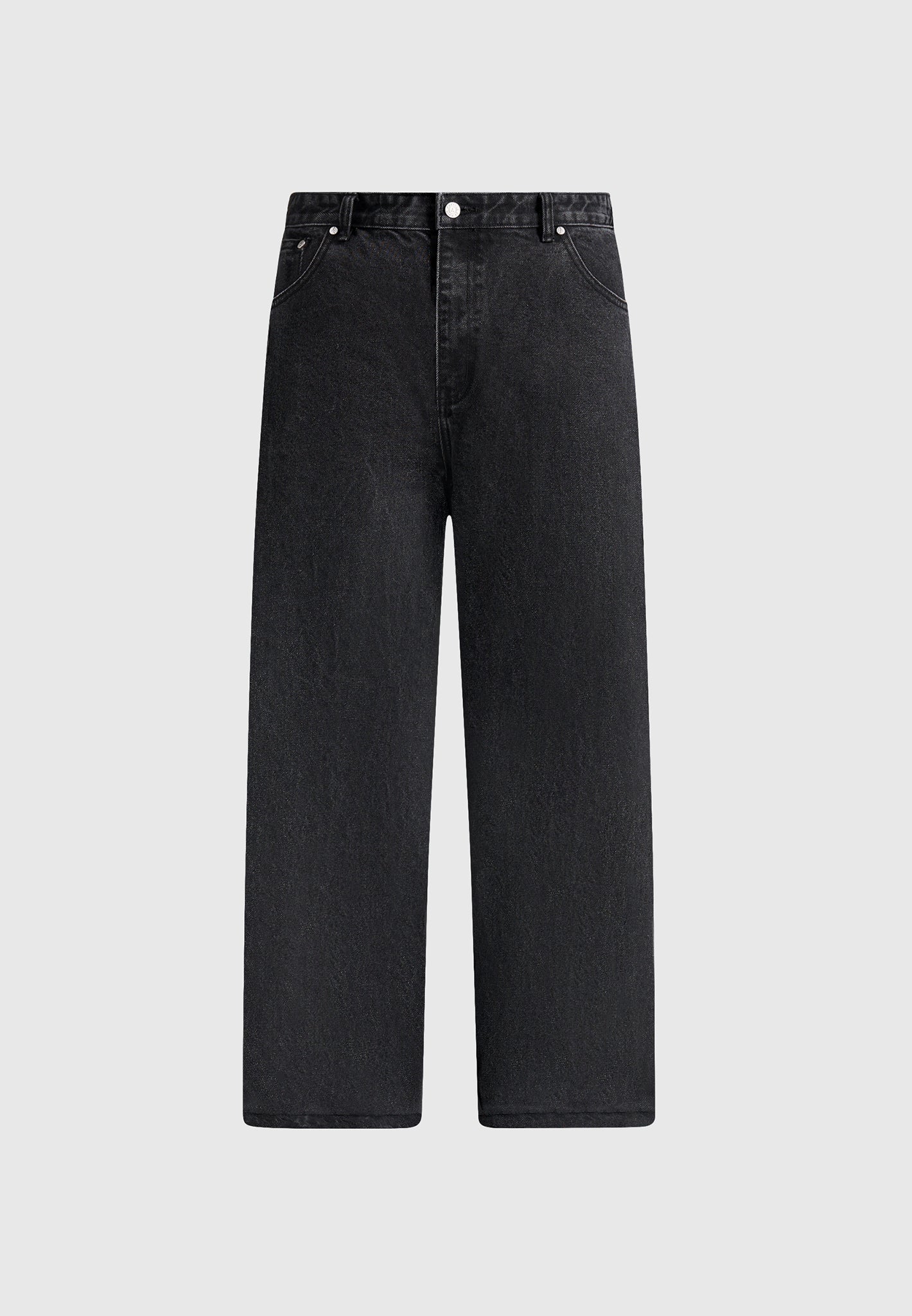 DN002 - Relaxed Fit Denim Jeans - Black