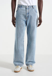 DN002 - Relaxed Fit Jeans - Mid Blue
