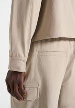 Milo - Technical Cargo Jacket - Beige