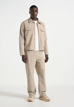 Milo - Technical Cargo Jacket - Beige