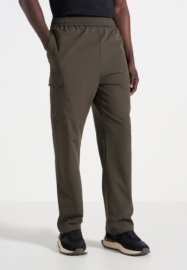 Rayan - Technical Cargo Trousers - Olive