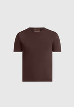 TS010 - Luxe Knitted T-Shirt - Brown