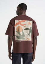 bird-detail-cotton-t-shirt-brown
