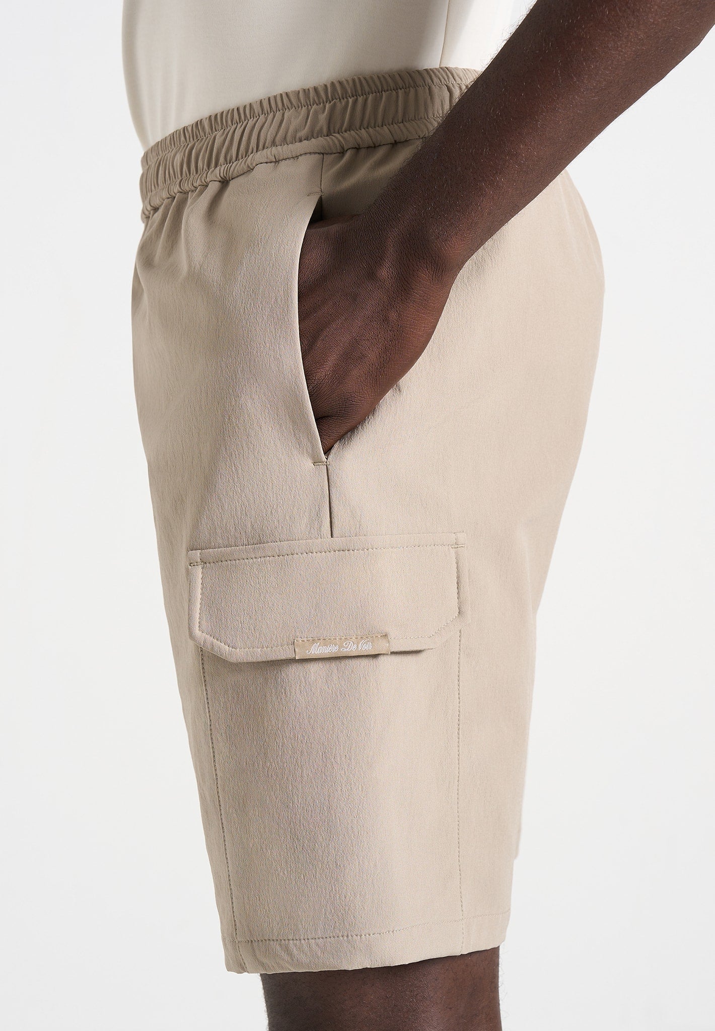 Dimitri - Technical Cargo Shorts - Beige
