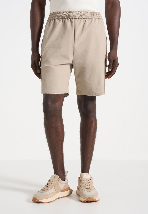 Dimitri - Technical Cargo Shorts - Taupe
