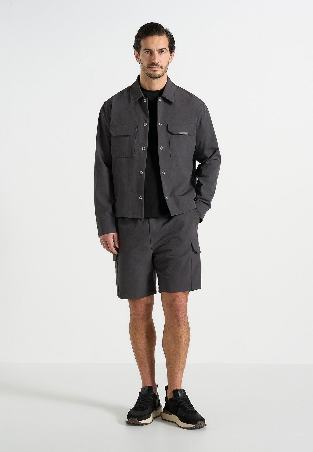 Dimitri - Technical Cargo Shorts - Charcoal