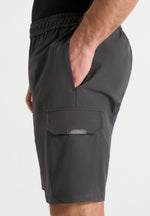 Dimitri - Technical Cargo Shorts - Charcoal