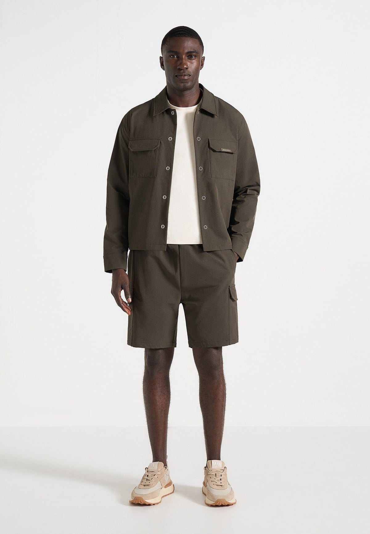 Dimitri - Technical Cargo Shorts - Olive