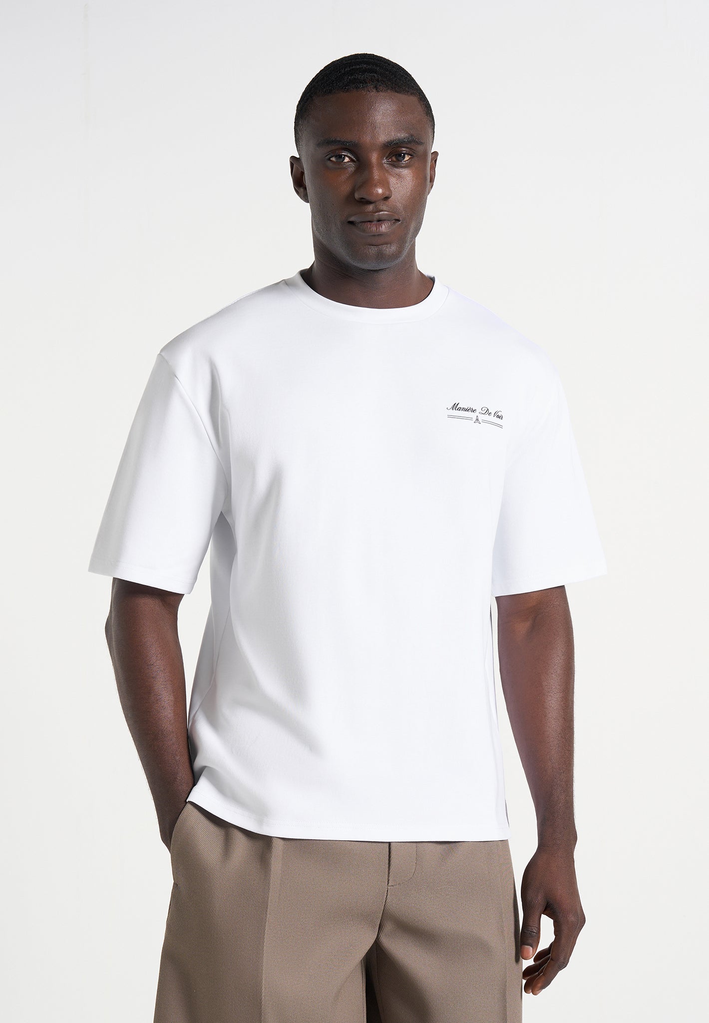 Kian - Circuit De Monaco Cotton T-Shirt - White 