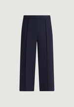 Jerome - Wide Leg Neoprene Pants - Navy