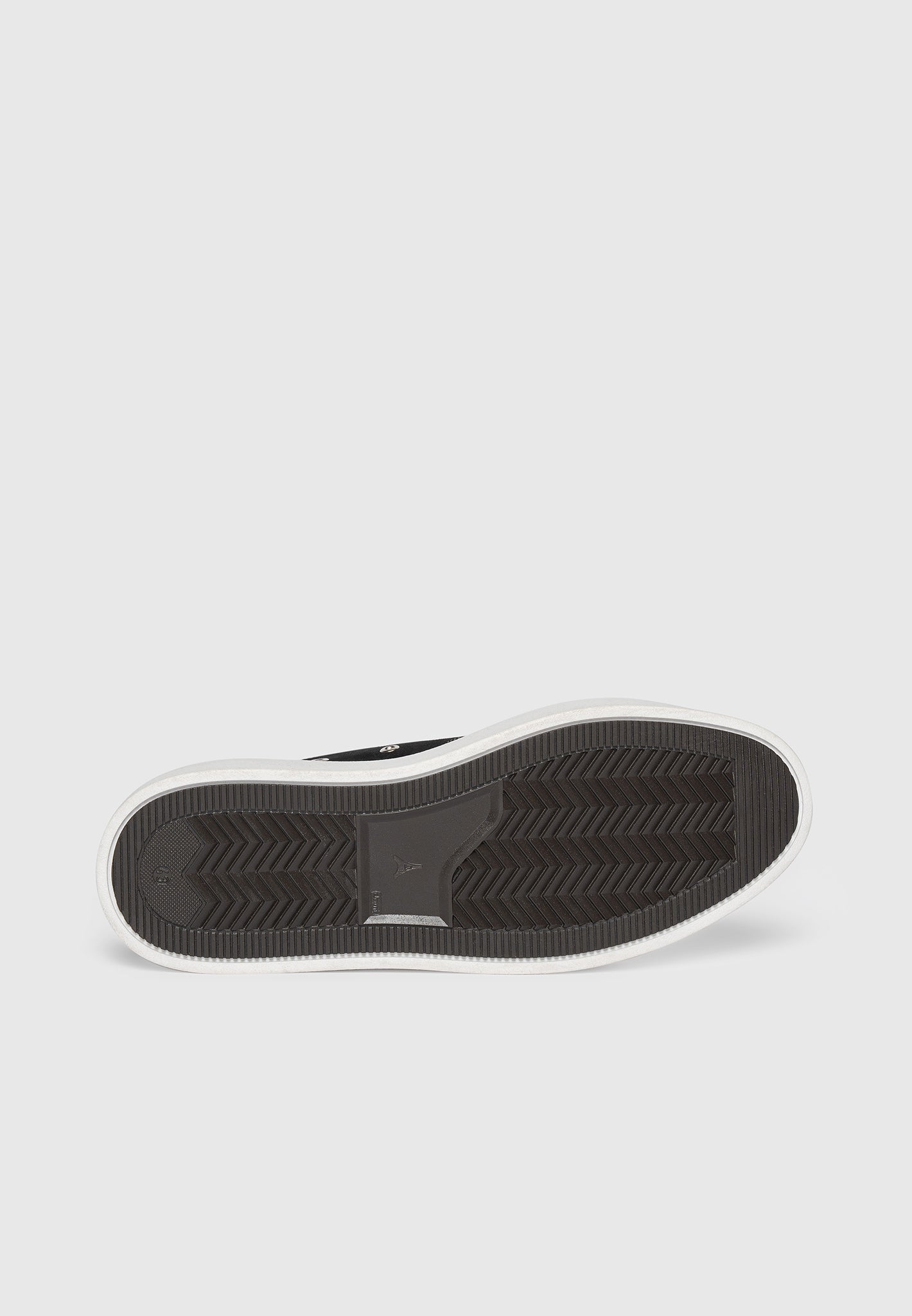 Men's Vienna - Suede Contrast Stitch Sneaker - Black