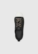 Men's Vienna - Suede Contrast Stitch Sneaker - Black